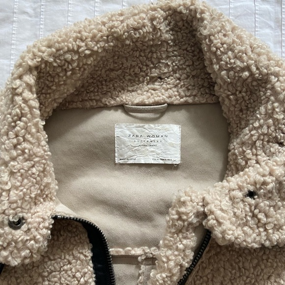 Beige teddy bear jacket - Picture 2 of 7